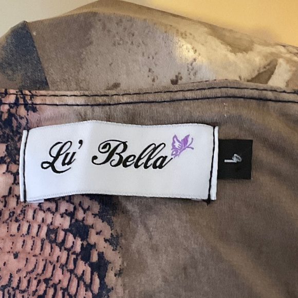 Reptile Patterned Maxi Dress - Picture 4 of 5